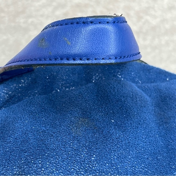 Stella McCartney Falabella Mini Backpack-Blue-Shaggy Deer Faux Suede-Luxury-Boho main image 14